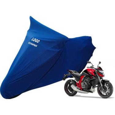 Imagem de Capa Para Cobrir Moto Honda CB 1000R De Tecido Helanca Lycra - Mz, Azu