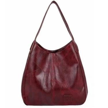 Imagem de Bolsa Feminina Academia Ombro Trabalho Multiuso  - AlwyStore, Vermelho