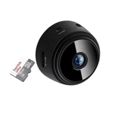 Imagem de Mini Câmera WiFi Segurança Suporta 128g Grava e Monitora ao Vivo - Alt