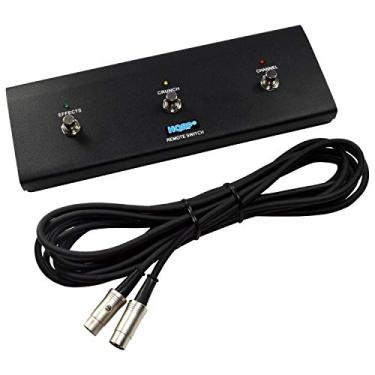 Imagem de HQRP Pedal de substituição de amplificador de guitarra de 3 botões para Peavey 03582650 compatível com Peavey 6505+ Head