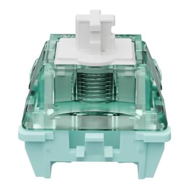 Imagem de GATERON Interruptores magnéticos Jade Pro, interruptores lineares, pré-lubrificados, interruptores pré-viagem para teclado mecânico (108 peças)