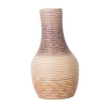 Imagem de Generic Vaso Tecido à Mão Plantas Recipiente de Flores Decoração para Casa Presente Vaso Decorativo Vaso de Flores para Mesa de Centro Sala de Estar Jardim, Cor Gradiente