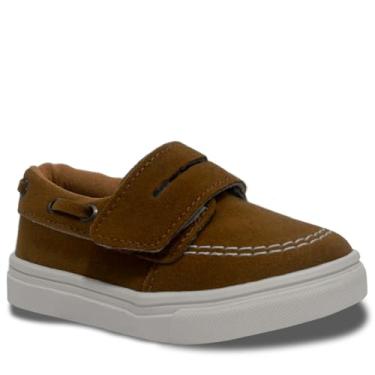 Imagem de Sapatenis Infantil Menino Casual Nº 28 ao 35 Sapato Mocassim Social Moda Festa Masculino 20.04j (Caramelo, BR, Criança de 4 a 8 anos, Numérico, 35)