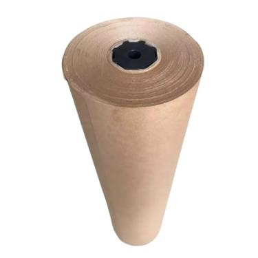 Imagem de Papel Kraft Monolucido 80 Gramatura Rolo de Bobina de 100 e 150 Metros Para Embalagem Envelopamento (80CMX100MTS)