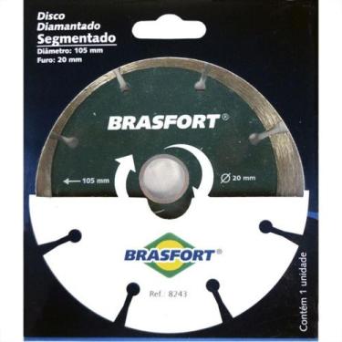 Imagem de Disco Diamantado Brasfort Segmentado Seco 105Mm 8243