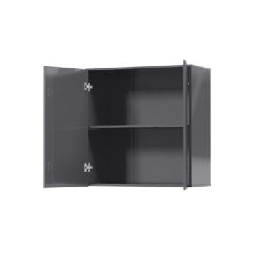 Imagem de Armario Aereo Serviço Multiuso Suspenso Cozinha Lavanderia 2 Portas Ci