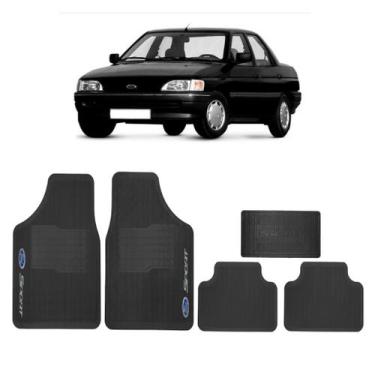 Imagem de Tapete Automotivo Ford Personalizado Preto Todos os Modelos - NoBrand,