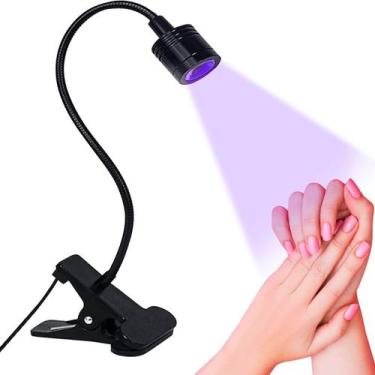 Imagem de Luminária Led Uv Para Unha Gel Secagem Bivolt Ajustável - LUZ UV