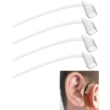 Imagem de Pacote com 4 cadeados esportivos para Oticon 85db - Baixo toque e ajuste seguro para aparelhos auditivos - Acessórios para Oticon - Suprimentos para aparelhos auditivos para Oticon - Cauda de fixação
