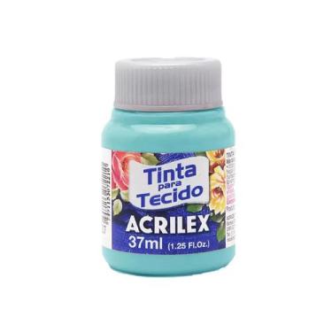 Imagem de Tinta Para Tecido Acrilex Fosca 37ml Escolha a Cor, 577 - TURQUESA