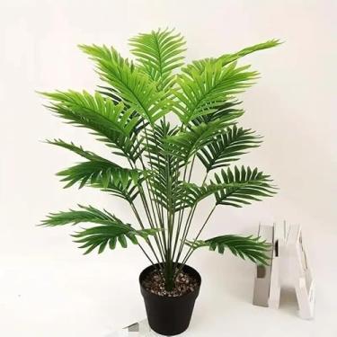 Imagem de 18Folhas Planta Artificial Palmeira Areca Real Toque (18Folhas 110CM)