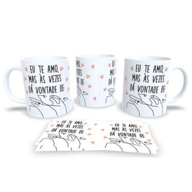 Imagem de Caneca de Porcelana Personalizada Flork Frases Engraçadas, Divertidas 