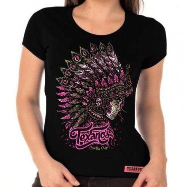 Imagem de Camiseta feminina Country Lançamento Cowgirl T-shirt Básica - Texanos,