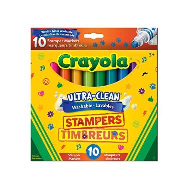 Imagem de Crayola Marcadores de carimbo ultra limpos e laváveis, 10 peças/pacote