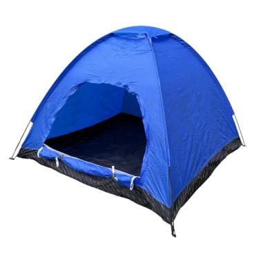 Imagem de Barraca De Camping 2x2m Para 4 Pessoas Com Cobertura