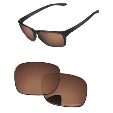 Imagem de PapaViva Lentes de reposição para óculos de sol Oakley Sylas OO9448 57 mm, Cobre marrom, Sylas
