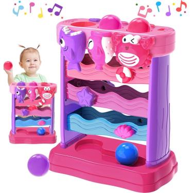 Imagem de Brinquedo YEGEER para meninas de 1 a 3 anos, musical, interativo