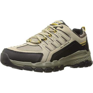 Imagem de Skechers Sapato Oxford masculino Outland 2.0 Rip Staver, Castanho-acinzentado/preto, 8 X-Wide