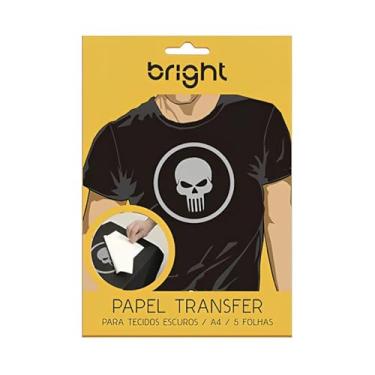 Imagem de Papel Transfer para Tecido Escuro Cinco folhas 020 Bright