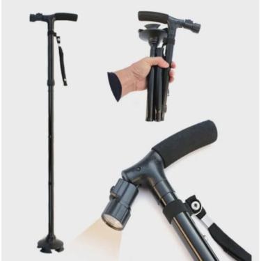 Imagem de Bengala Ortopédica 4 Em 1 Com Lanterna Orthopauher