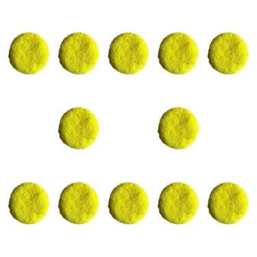 Imagem de YWJLQH Limpeza de pano para robô de limpador de janelas, tampa de substituição, lavável para janela de vidro, 12 Peças Amarelas