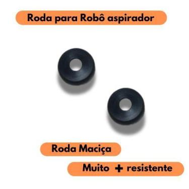 Imagem de 2 Roda Frontal Dianteira Giratória Robô Aspirador Multilaser Mondial W