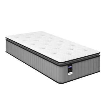 Imagem de Colchão Solteiro 88cm Molas Ensacadas Tower HF V25 Gazin - Cinza