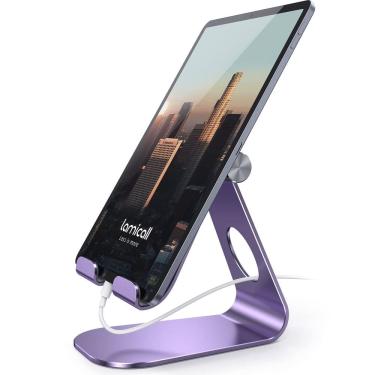 Imagem de Suporte para tablet Suporte de mesa ajustável Lamicall Dock Purple