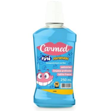 Imagem de Enxaguante Bucal com Flúor Dentaduras 250mL Carmed  Cimed