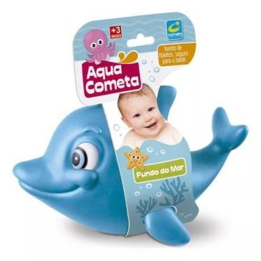 Imagem de Golfinho Bebê Brinquedo Grande 22cm Baby Dolphin Vinil Macio - Cometa 