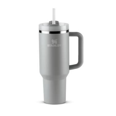 Imagem de Stanley - Quencher H2.0 FlowState 1,18L - Copo de aço inoxidável com isolamento a vácuo, tampa e canudo, para água, chá gelado, café, smoothies e muito mais, Ash