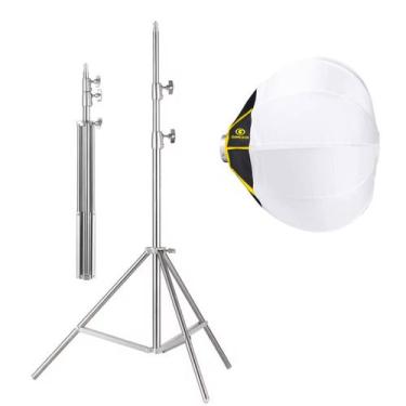Imagem de Softbox Lanterna 30cm Greika Bowens Para Tocha E Luz Contínua + Tripé 