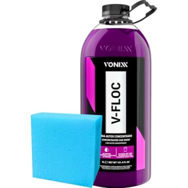 Imagem de Shampoo Automotivo Neutro Concentrado para Snow Foam V-Floc 3L Vonixx