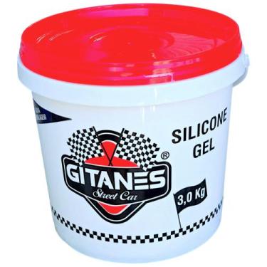 Imagem de Balde 3,6kg Gel Silicone Automotivo Perfumado Premium - Gitanes