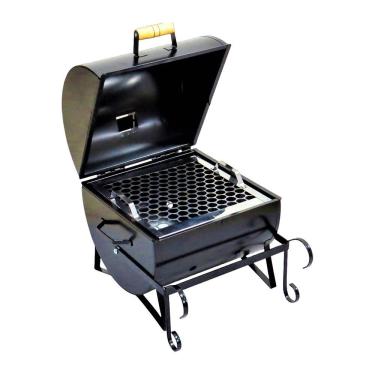 Imagem de Churrasqueira Náutica Bafinho Aço Com Grelha Inox 34x30x30cm