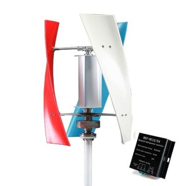 Imagem de 220V,3000W Power Gerador de turbina eólica Energia eólica Kit de sistema completo Saída 220V para 12V/24V/48V Home Appliance Gerador Elétrico Camping E Sistemas De Turbina Eólica