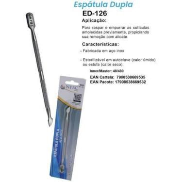 Imagem de Espátula Dupla Aço Inox - ED-126 - NYBC