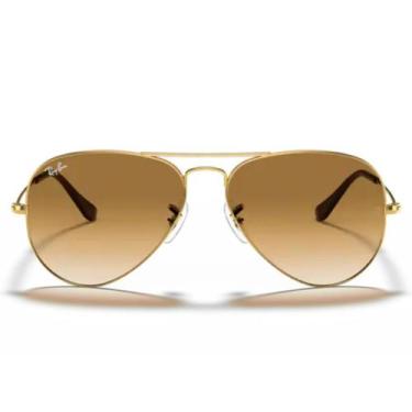 Imagem de Óculos Solar Ray Ban RB 3025L, Dourado, Marrom