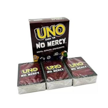 Imagem de Jogo De Cartas Uno Show Em No Mercy Lançamento Mattel HWV18, COLORIDO