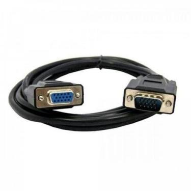 Imagem de Cabo VGA HDB15M x HDB15F Extensor 1,80MT Preto Storm
