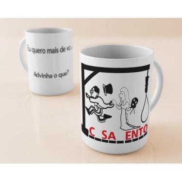 Imagem de Caneca de porcelana 325ml casamento - SUBLIME