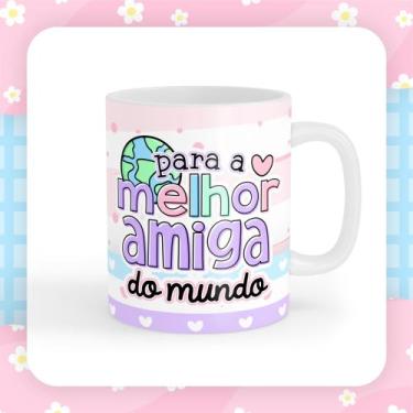 Imagem de Caneca para o (a) melhor amigo (a) do mundo - FF personalizados, Femin