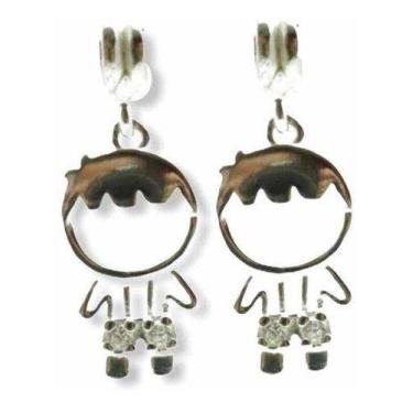 Imagem de 2 Berloque Filhos Menino Prata 925 - Lojas La&Ny, Prata, 2 cm