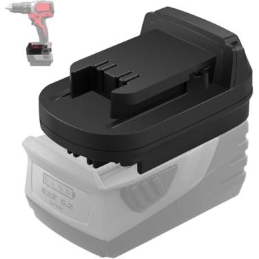 Imagem de Adaptador para bateria Hilti para M18, para Hilti 22V B22 bateria de íon de lítio para baterias Milwaukee 18V M18, energia para ferramentas elétricas Milwaukee 18Volt sem fio furadeira/chave de fenda