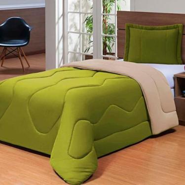 Imagem de Kit Edredom Solteiro Dupla Face Malha Gel 2 Peças - Proteção, Estilo e