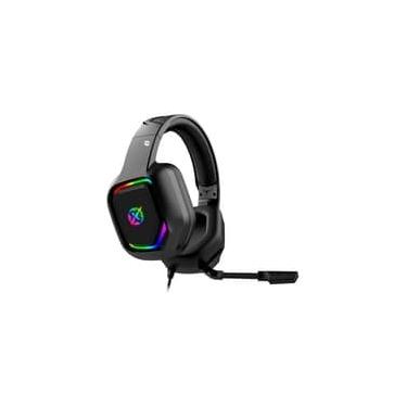 Imagem de Headset Gamer Kalkan Magni, RGB, Surround 7.1, Adaptador USB Tipo-C, Preto - KLK00023