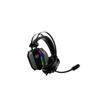 Imagem de Headset Gamer Kalkan Hugin, RGB, Adaptador USB Tipo-C, Preto - KLK00021