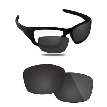 Imagem de Fiskr Óculos de sol de substituição de lentes polarizadas compatíveis com Oakley Valve New 2014 OO9236 60 mm, resistente a impactos e ajuste perfeito - Preto clássico