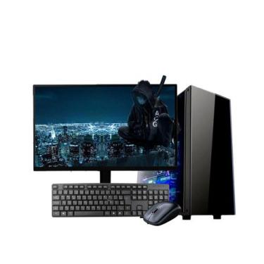 Imagem de Computador i3 8gb ram ssd 120gb c/ monitor teclado e mouse - Ouzze