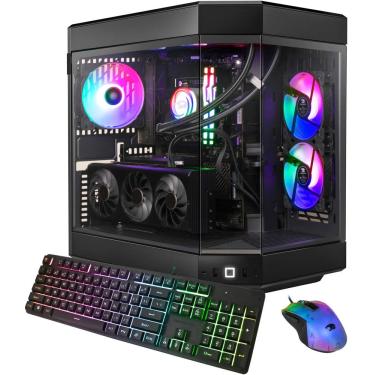 Imagem de iBUYPOWER - Y60 Gaming Desktop PC - Intel Core i7 14700KF - NVIDIA GeForce RTX 4070 12GB - 32GB DDR5 RAM - 2TB NVMe - Preto-Y60BI7N4703